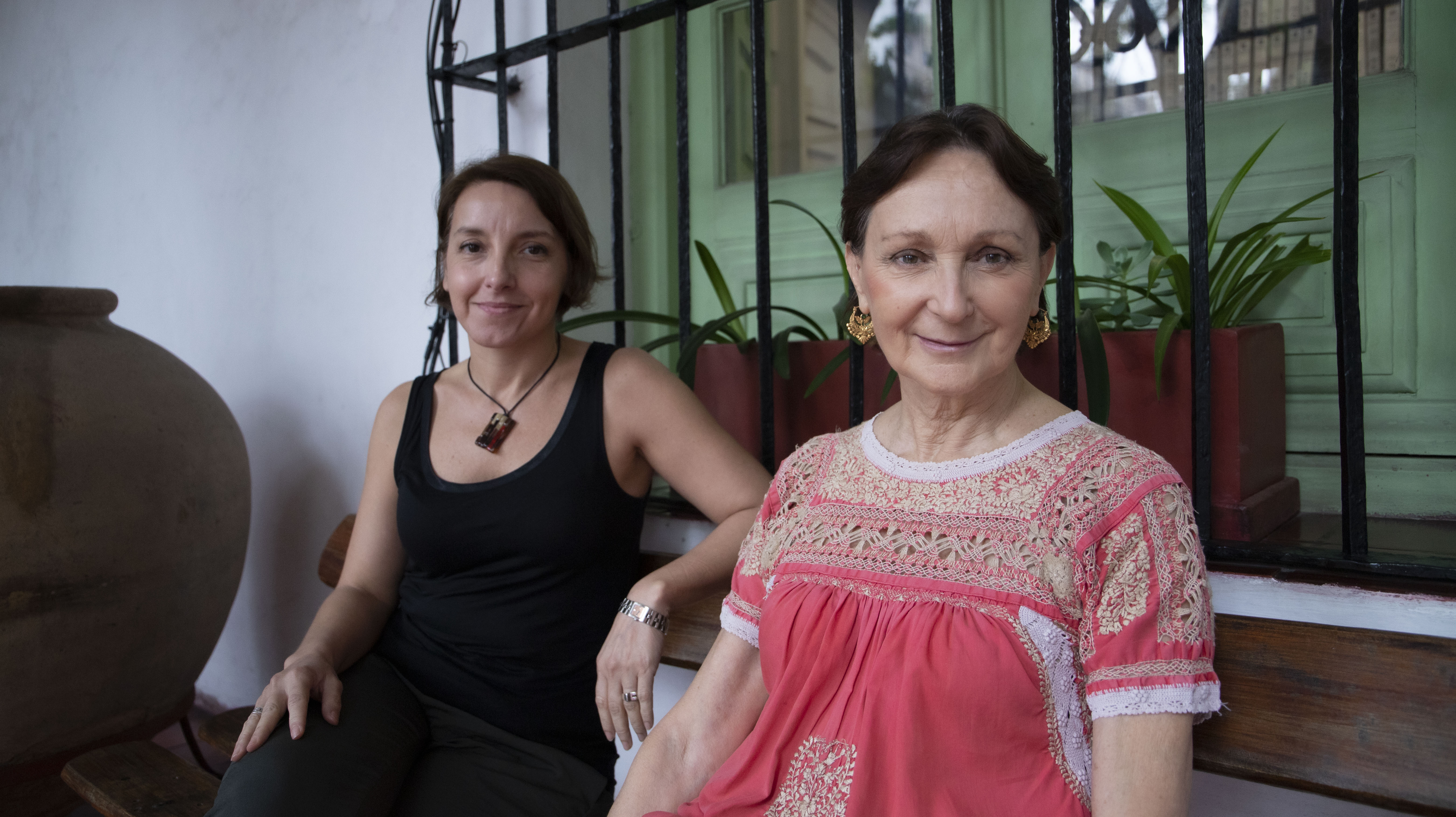 Anchorena junto a Laura Weber, vocal secretaria de la Comisión