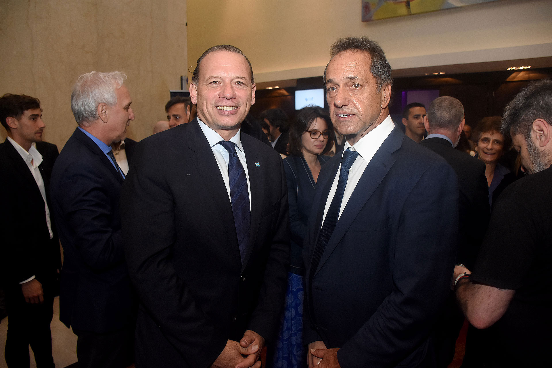 Sergio Berni y Daniel Scioli