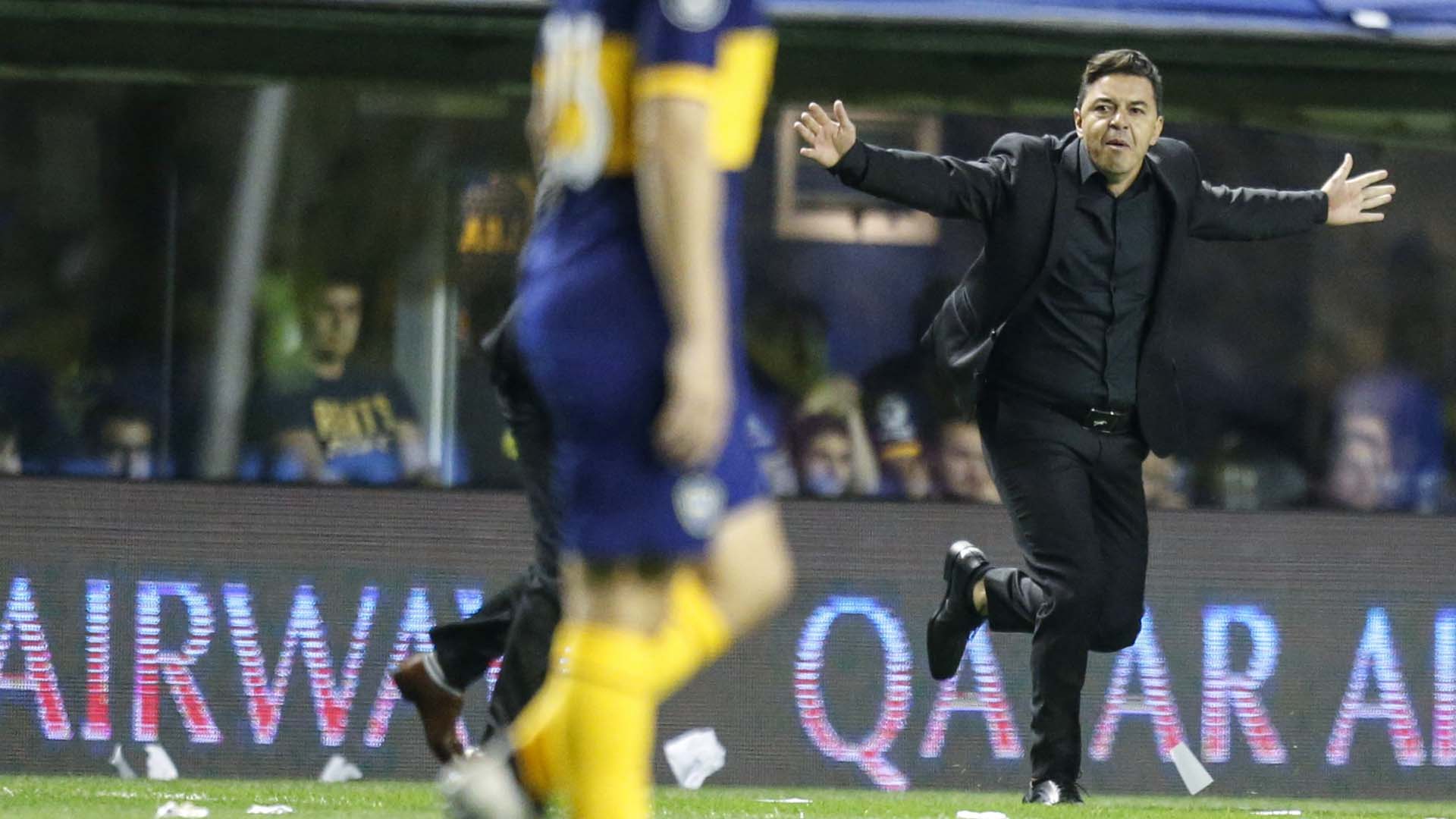 Marcelo Gallardo festejó una nueva eliminación a Boca