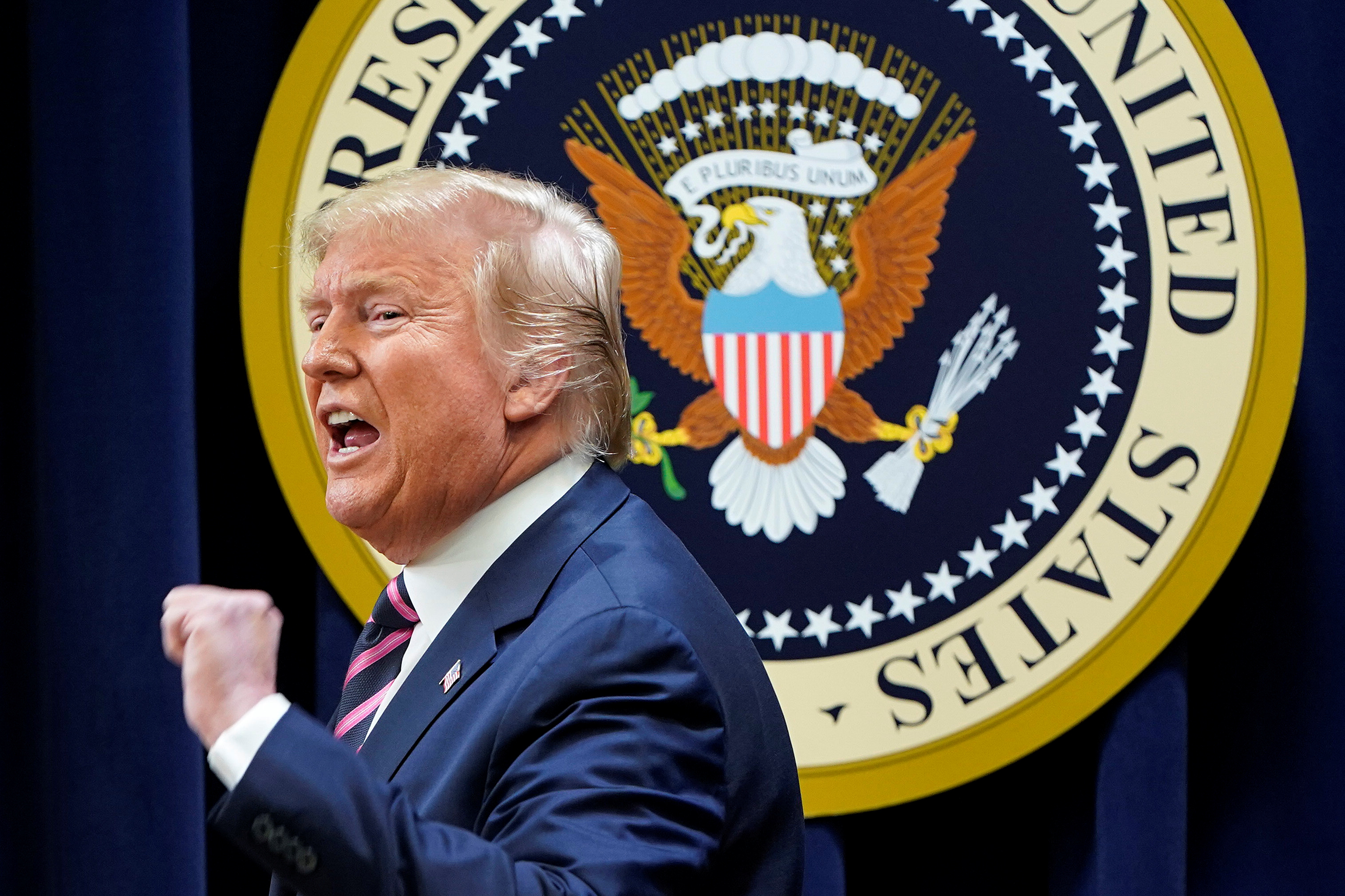 El presidente de los EEUU, Donald Trump (REUTERS)