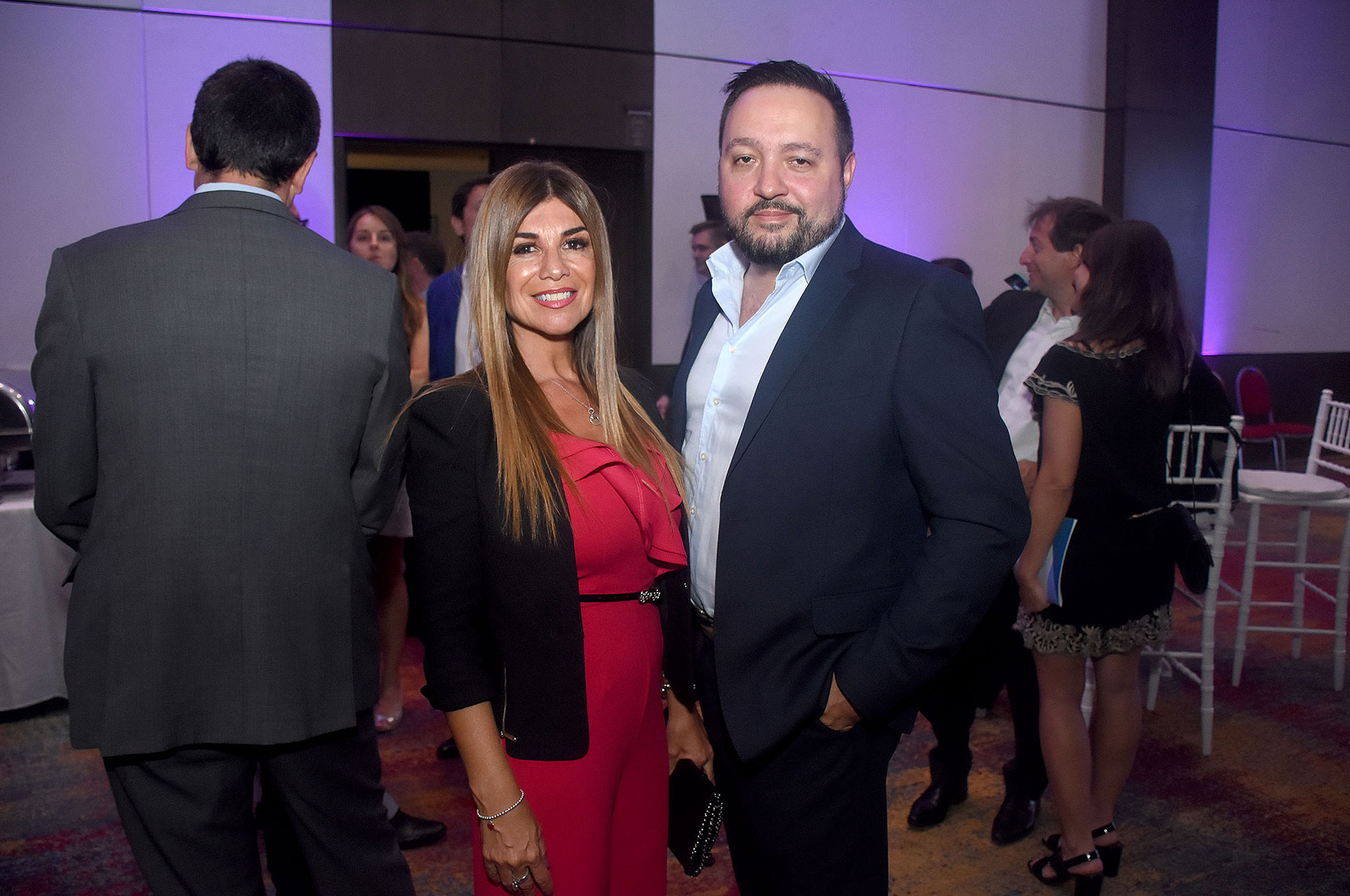 Lina Anllo, presidente del capítulo argentino de la World Compliance Association, y su marido Diego Cani